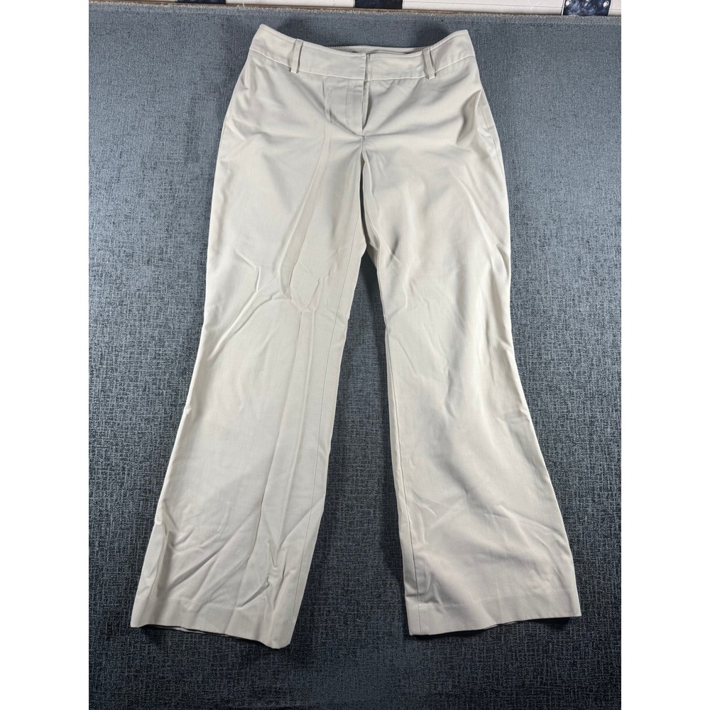 Alfani Petite Womens Tan Beige Dress Pants Trousers Size 8P Business Casual